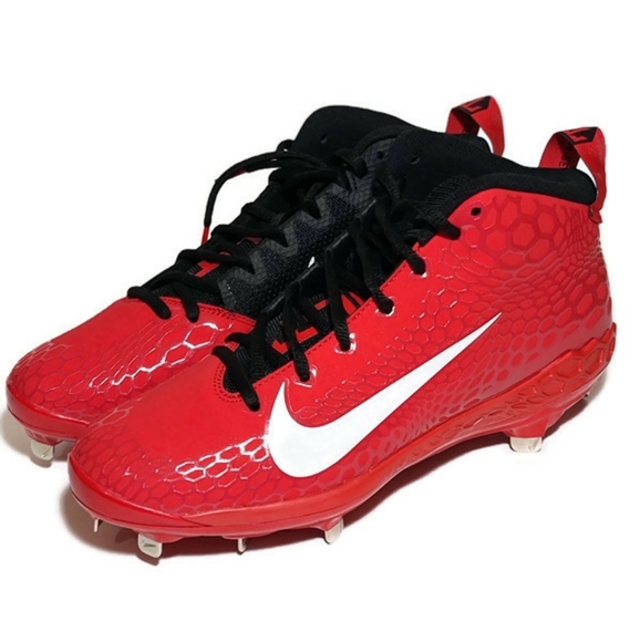 Nike Force Zoom Trout 5 Baseball Cleats Red Mens Size 13 - Picture 2 of 5